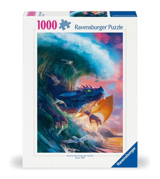Erwachsenenpuzzle 1000 Teile - Drachenrennen