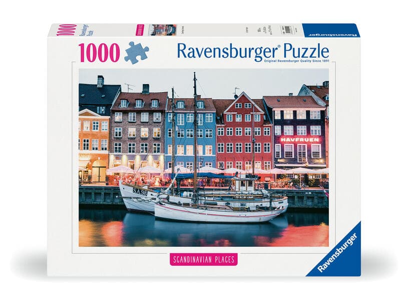 Erwachsenenpuzzle 1000 Teile - Kopenhagen, Dänemark