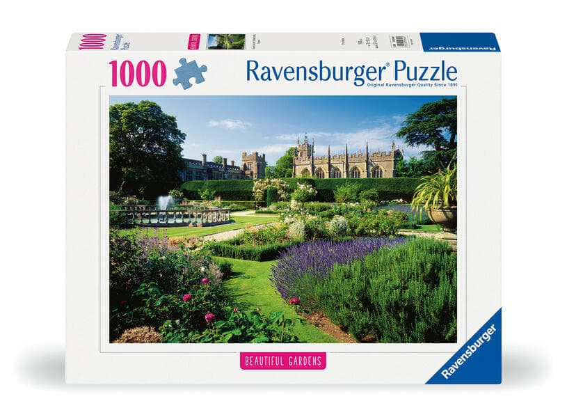 Erwachsenenpuzzle 1000 Teile - Garten der Königin, Sudeley Castle, England