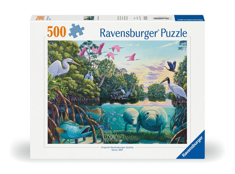 Erwachsenenpuzzle 500 Teile - Manatee Moments