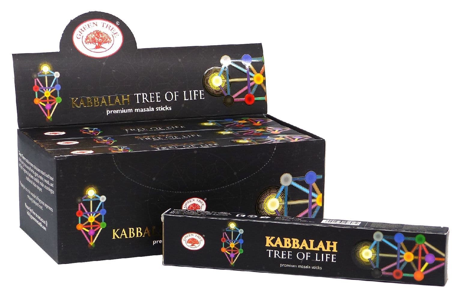 Räucherstäbchen Green Tree "Kaballah Tree of Life" 15gr.