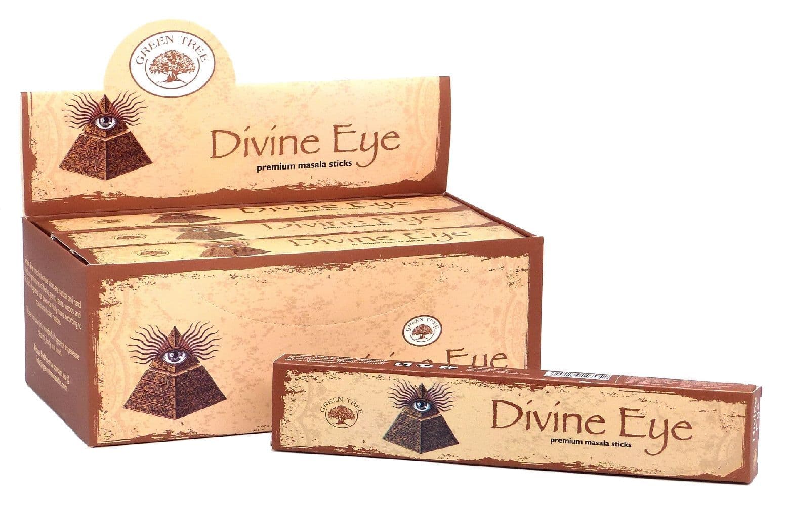Räucherstäbchen Green Tree "Divine Eye" 15gr.
