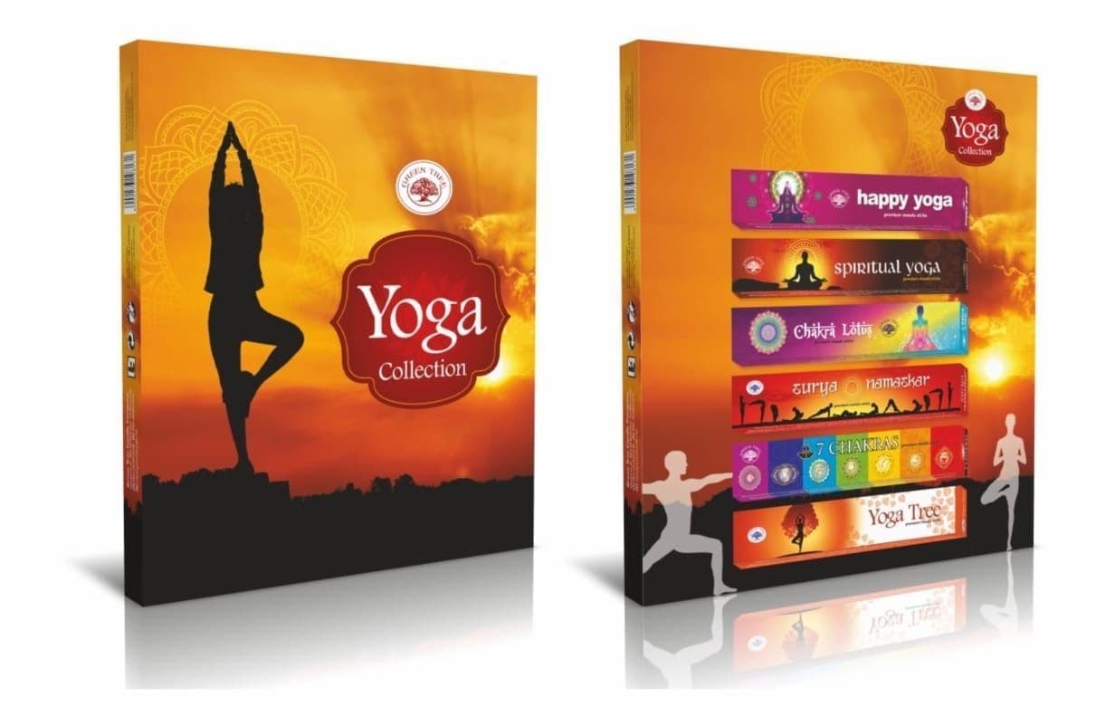 Räucherstäbchenset Green Tree Yoga Collection 6x15gr