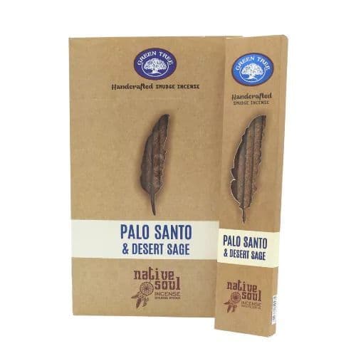 Räucherstäbchen Green Tree Native Soul Smudge "Palo Santo & Desert Sage" 15gr. (8 Sticks)