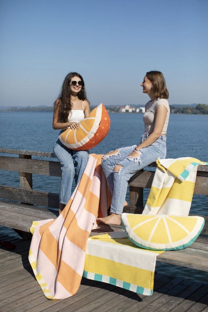 Fussenegger gefülltes Kissen "Zitrone"