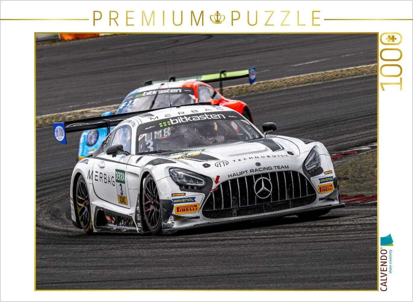 CALVENDO Puzzle Haupt Racing Team / Mercedes AMG GT3 | 1000 Teile Lege-Größe 64x48cm Foto-Puzzle für glückliche Stunden