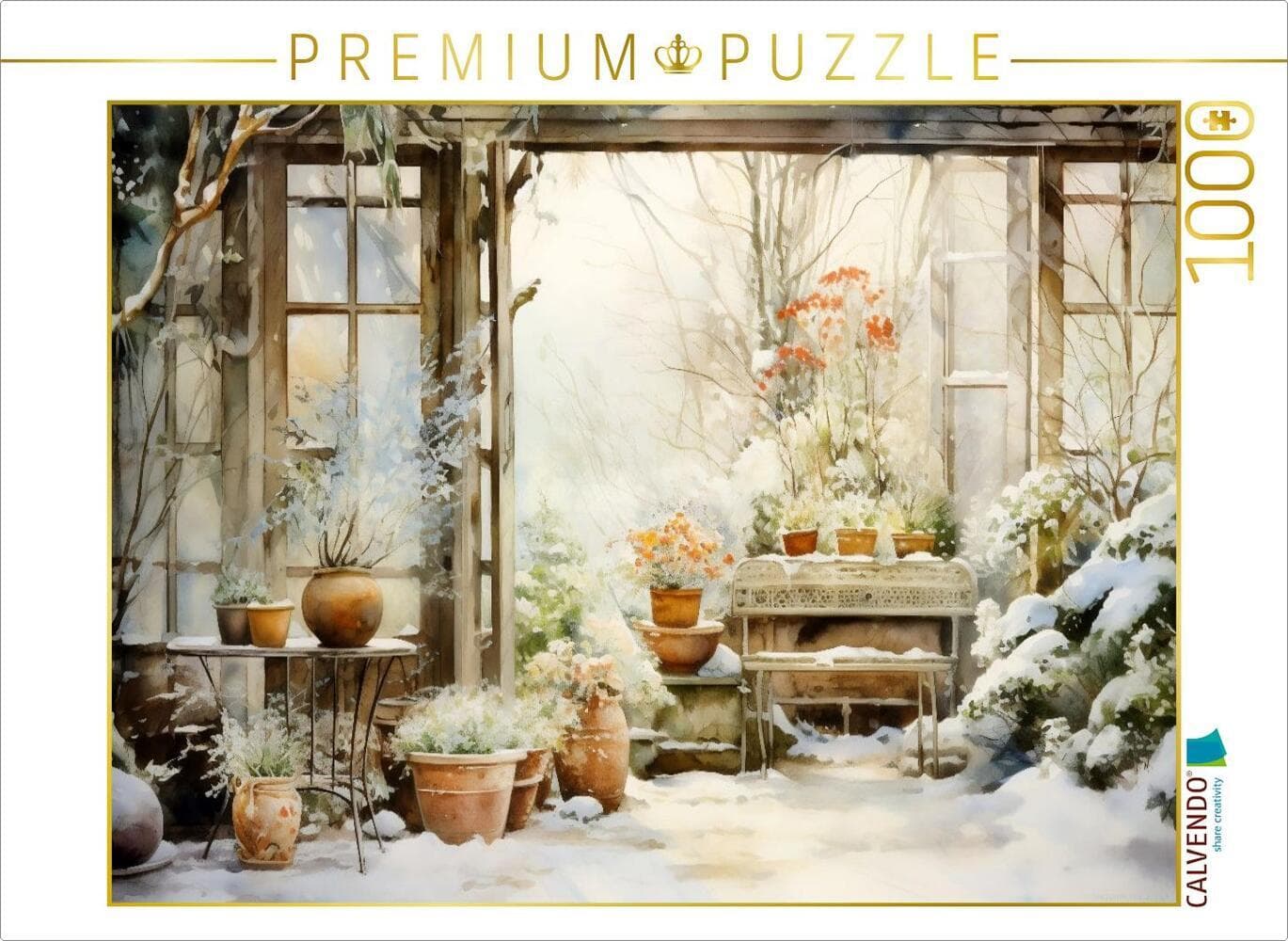 CALVENDO Puzzle Ein Motiv aus dem Kalender "Lauschige Gartenecken" | 1000 Teile Lege-Größe 64x48cm F