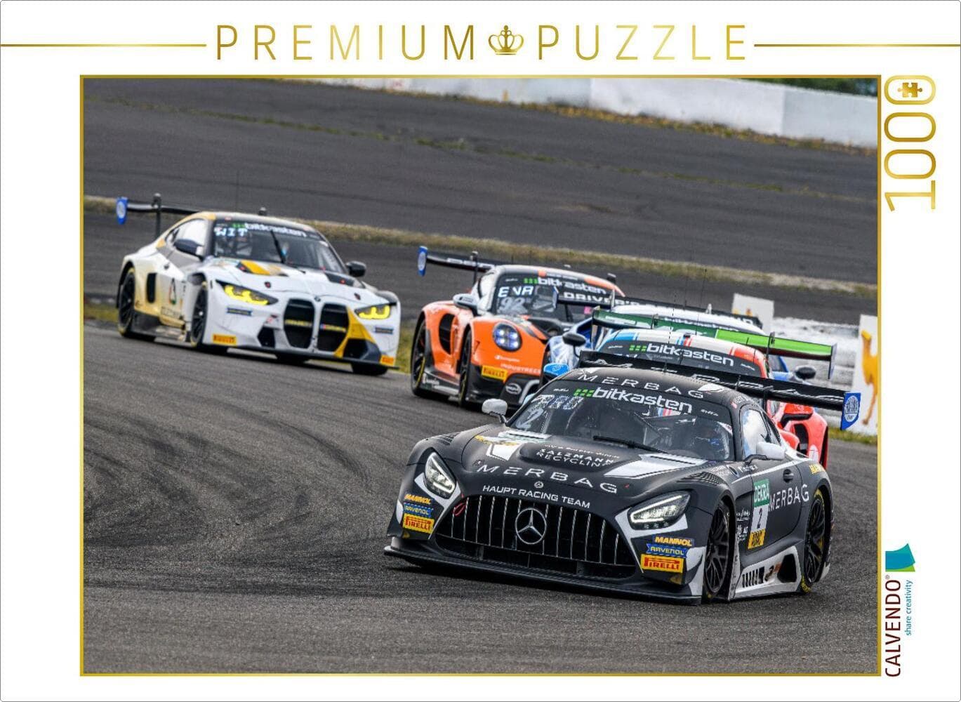 CALVENDO Puzzle Haupt Racing Team / Mercedes AMG GT3 | 1000 Teile Lege-Größe 64x48cm Foto-Puzzle für glückliche Stunden
