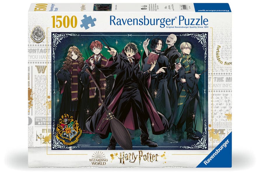 Erwachsenenpuzzle 1500 Teile - Harry Potter - Gryffindor vs. Slytherin