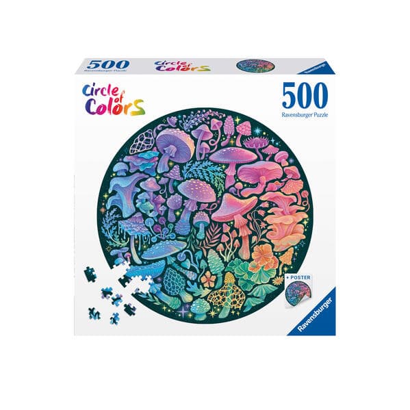 Erwachsenenpuzzle 500 Teile - Pilze