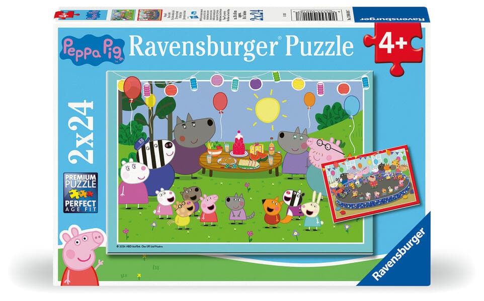 2x24 Teile - Peppa Wutz - Partyzeit!