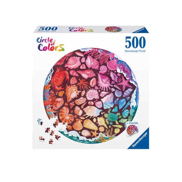 Erwachsenenpuzzle 500 Teile - Muscheln