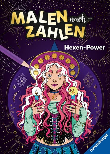 Malen nach Zahlen - Hexen-Power