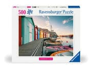 Erwachsenenpuzzle 500 Teile - Bootshaus in Smögen, Schweden