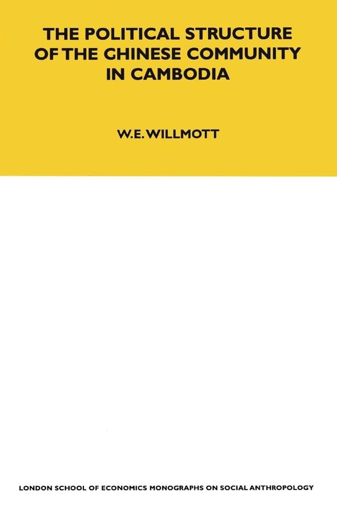 The Political Structure of the Chinese Community in Cambodia