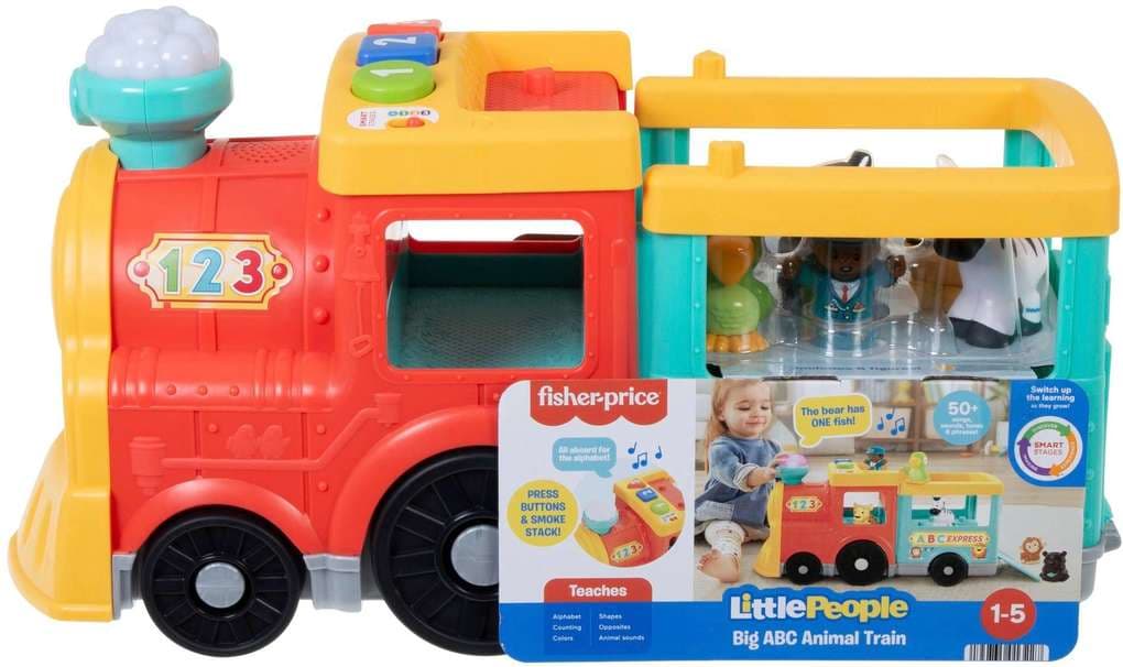 Fisher Price - Little People ABC Zug inkl. Tierfreunde Figuren