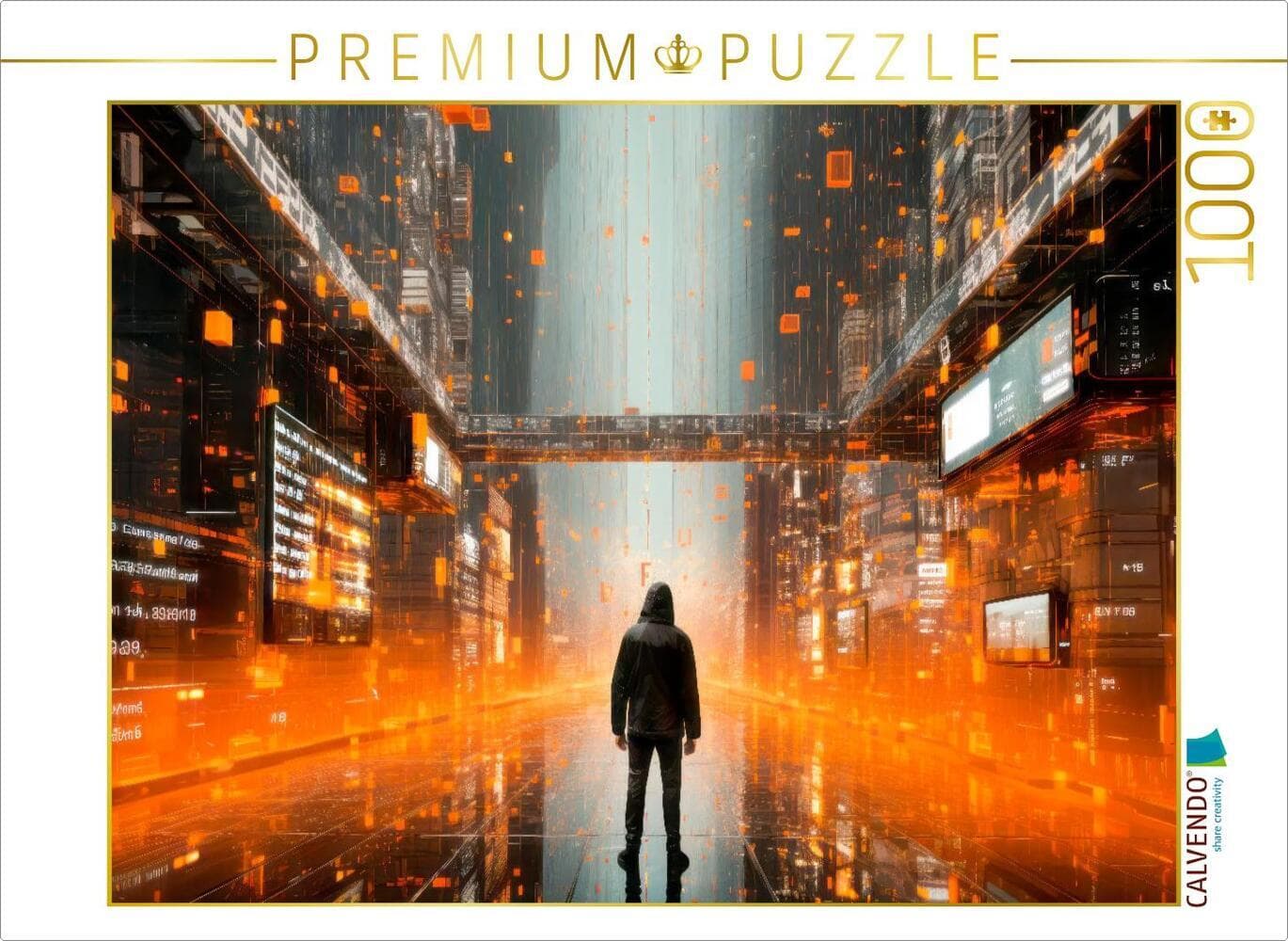 CALVENDO Puzzle METAVERSE KUNST Immersion | 1000 Teile Lege-Größe 64x48cm Foto-Puzzle für glückliche