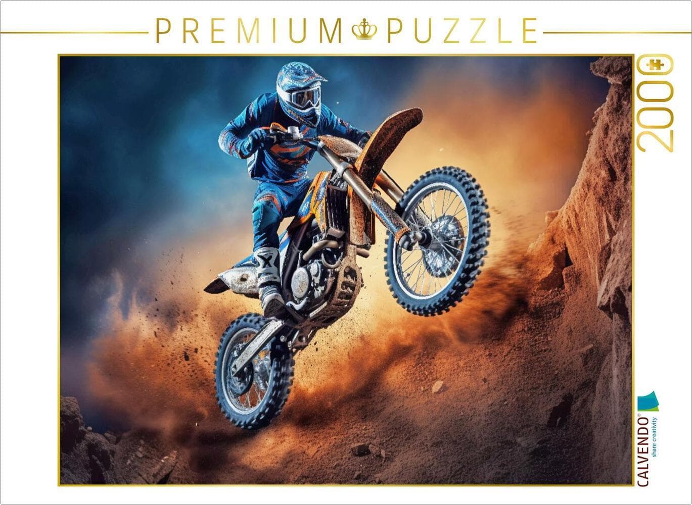 CALVENDO Puzzle Avalanche Fury Force | 2000 Teile Lege-Größe 90x67cm Foto-Puzzle für glückliche Stun