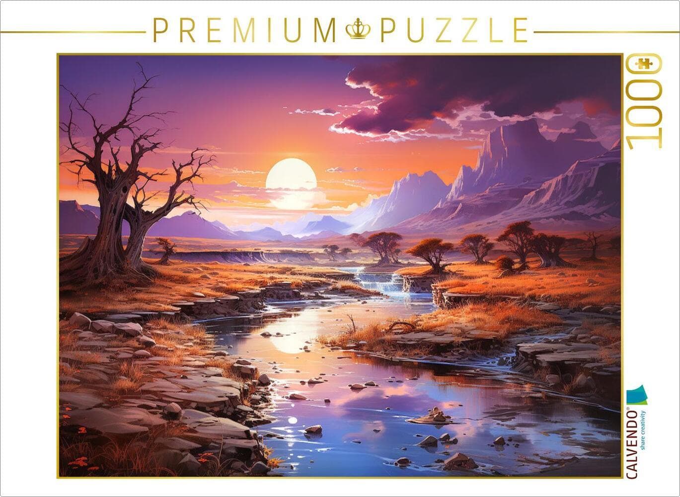 CALVENDO Puzzle Dämmerung | 1000 Teile Lege-Größe 64x48cm Foto-Puzzle für glückliche Stunden