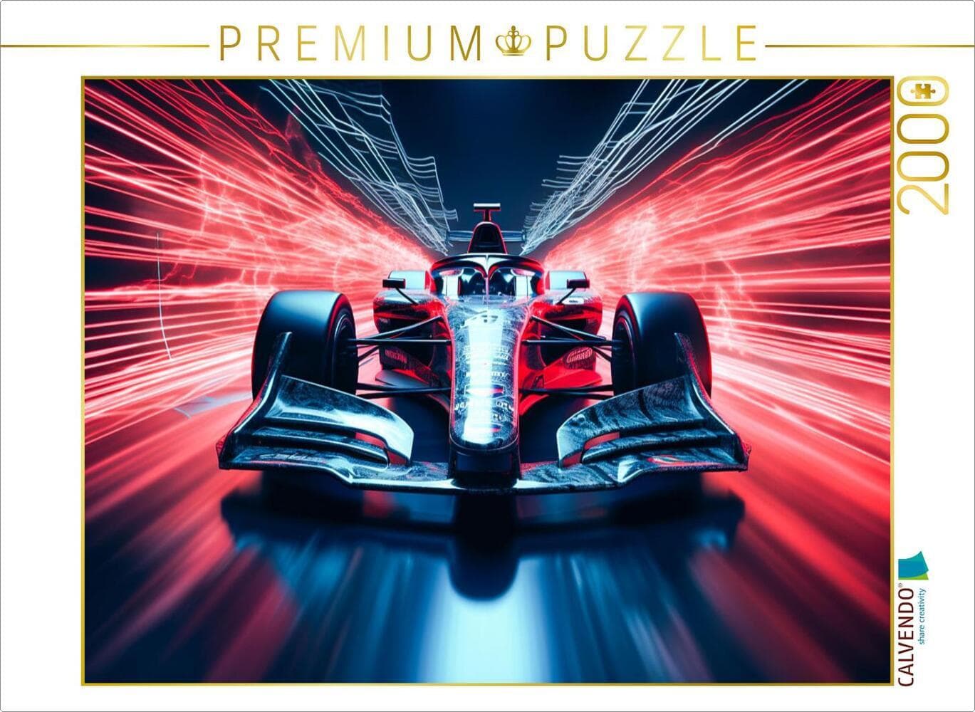 CALVENDO Puzzle Ein Motiv aus dem Kalender Formel E Phantasien | 2000 Teile Lege-Größe 90x67cm Foto-