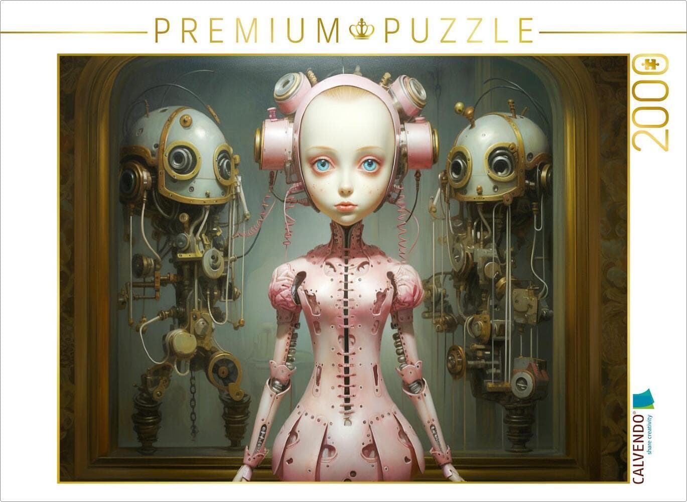 CALVENDO Puzzle Futuristische Poesie | 2000 Teile Lege-Größe 90x67cm Foto-Puzzle für glückliche Stun