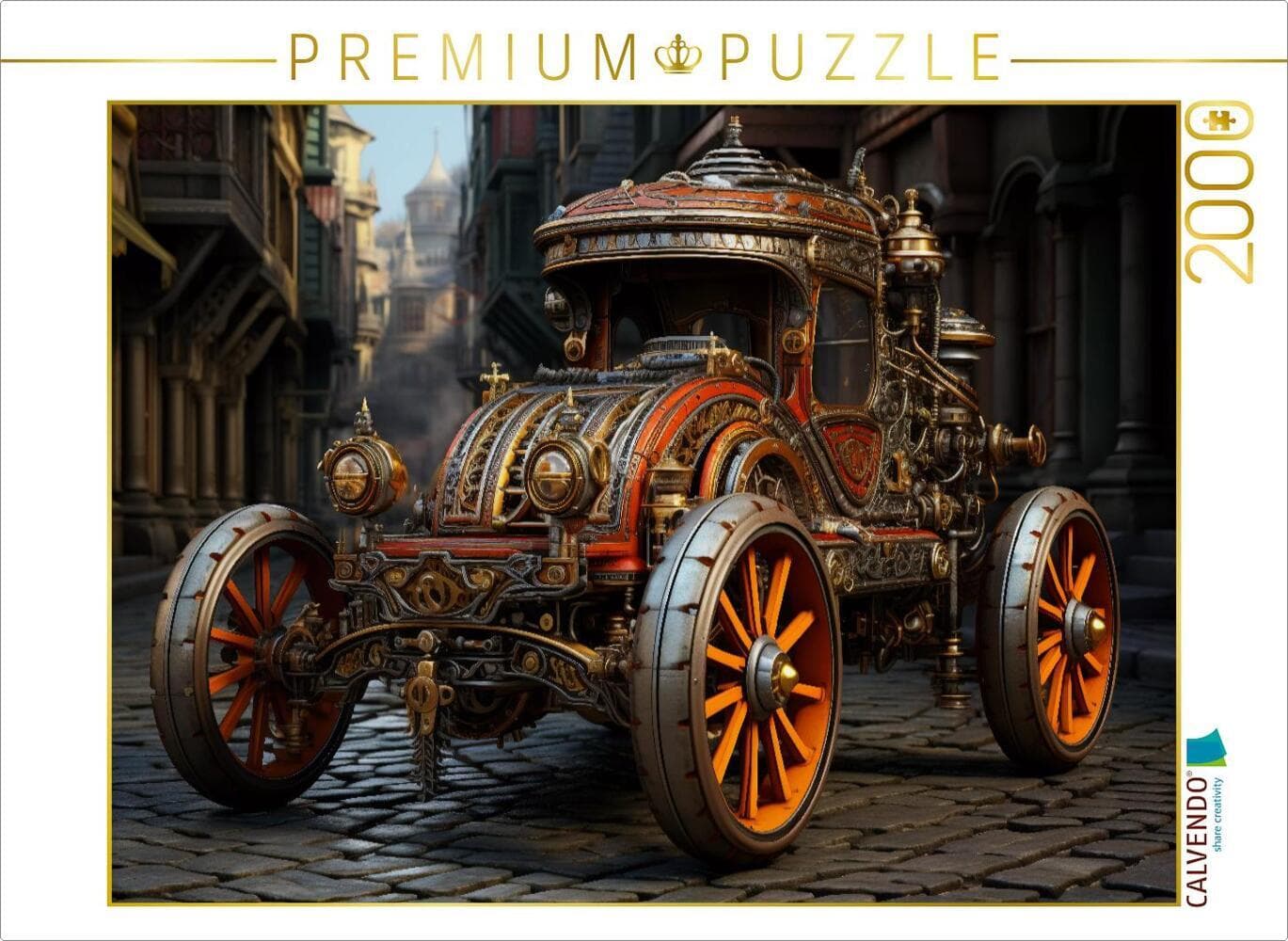 CALVENDO Puzzle Dampfgeflüster Gleiter | 2000 Teile Lege-Größe 90x67cm Foto-Puzzle für glückliche St