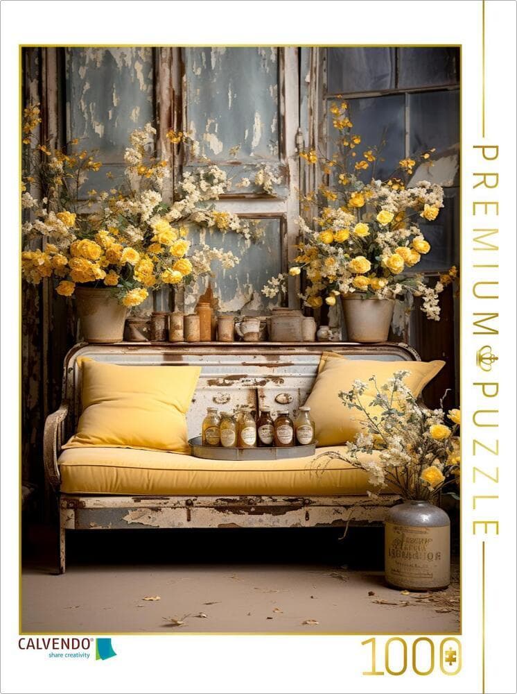 CALVENDO Puzzle Ein Motiv aus dem Kalender Ländliche Gemütlichkeit | 1000 Teile Lege-Größe 64x48cm F