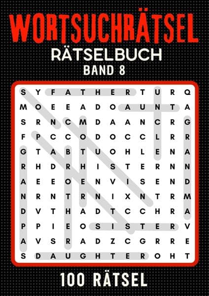 Wortsuchrätsel Rätselbuch - Band 8
