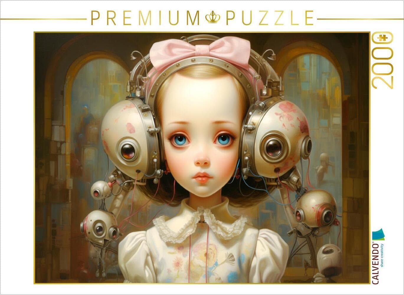CALVENDO Puzzle Liebliche Roboter Puppe | 2000 Teile Lege-Größe 90x67cm Foto-Puzzle für glückliche S