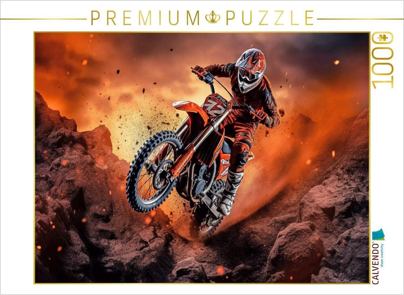 CALVENDO Puzzle Ein Motiv aus dem Kalender Motorcross Welt | 1000 Teile Lege-Größe 64x48cm Foto-Puzz
