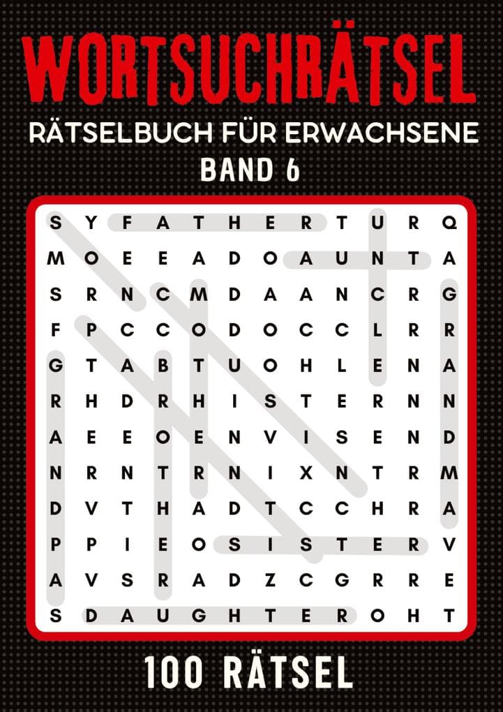 Wortsuchrätsel Rätselbuch - Band 6