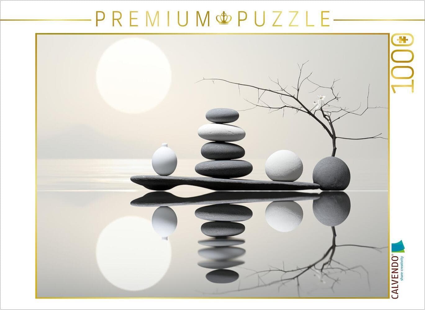 CALVENDO Puzzle Gleichgewicht - Zen | 1000 Teile Lege-Größe 64x48cm Foto-Puzzle für glückliche Stund