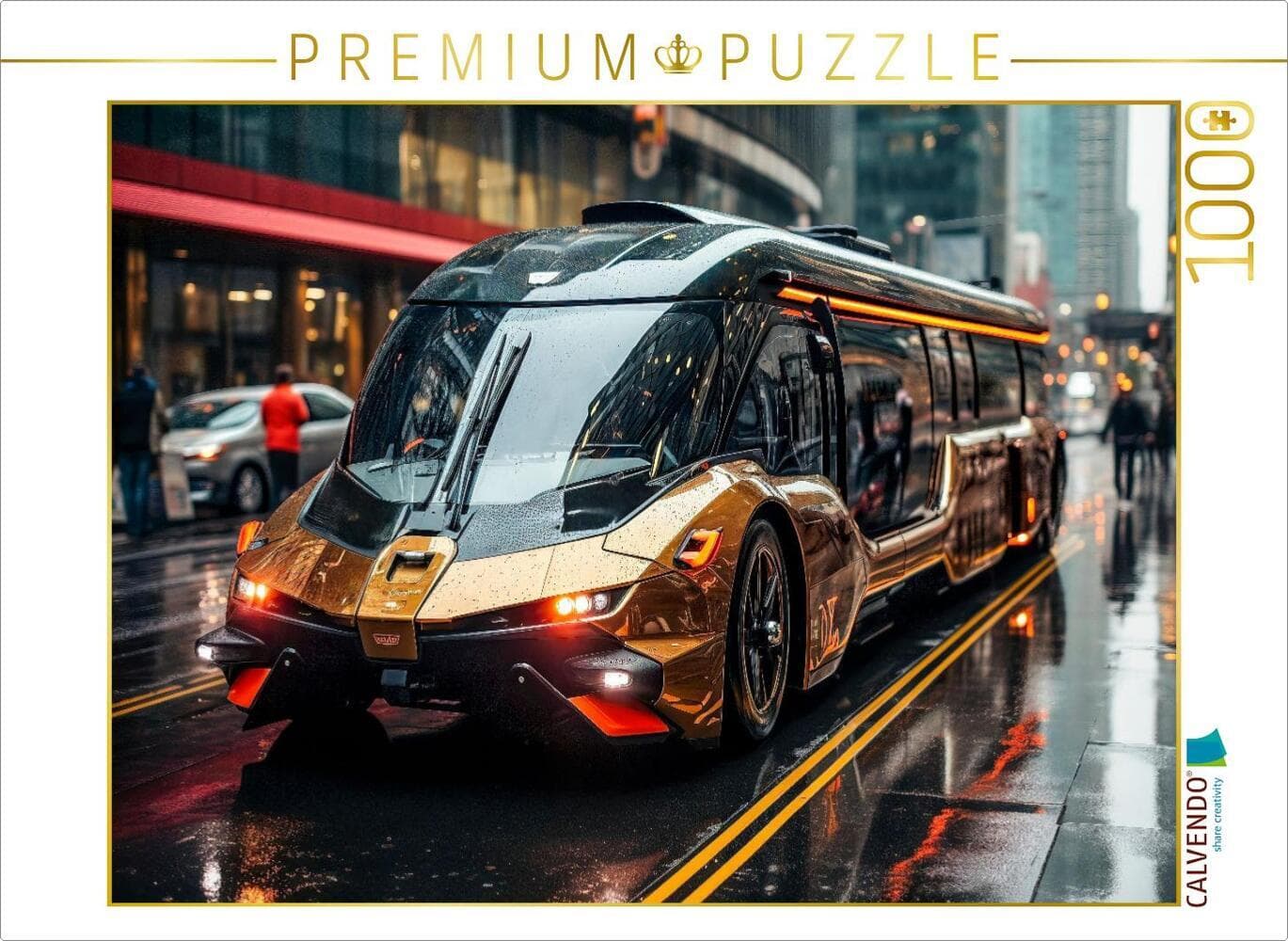 CALVENDO Puzzle Busse | 1000 Teile Lege-Größe 64x48cm Foto-Puzzle für glückliche Stunden