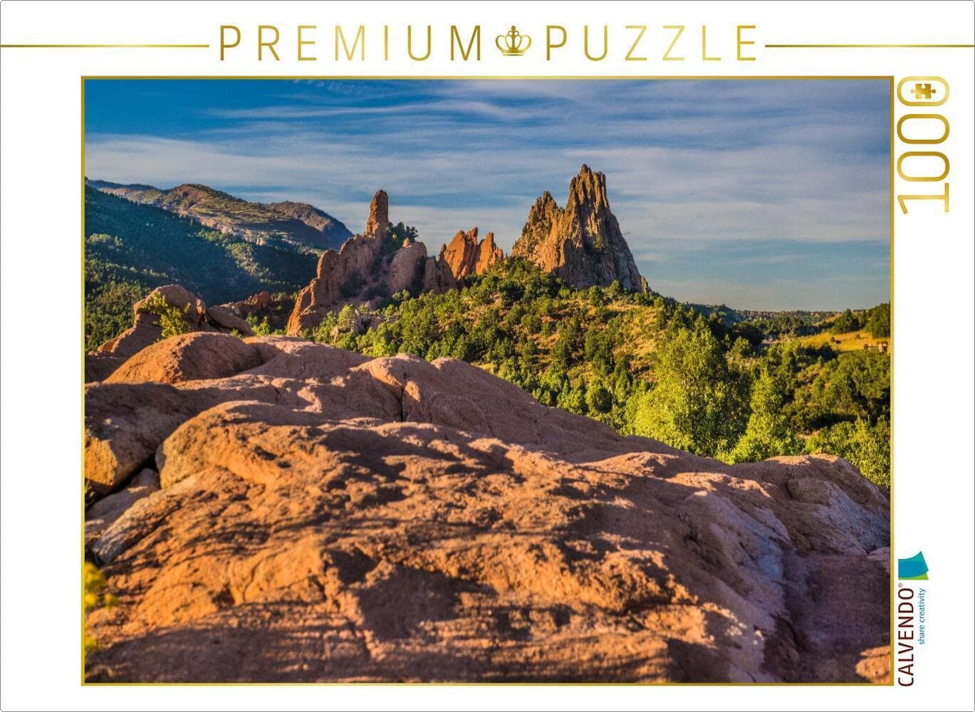 CALVENDO Puzzle Garden of the Gods, Colorado | 1000 Teile Lege-Größe 64x48cm Foto-Puzzle für glückli