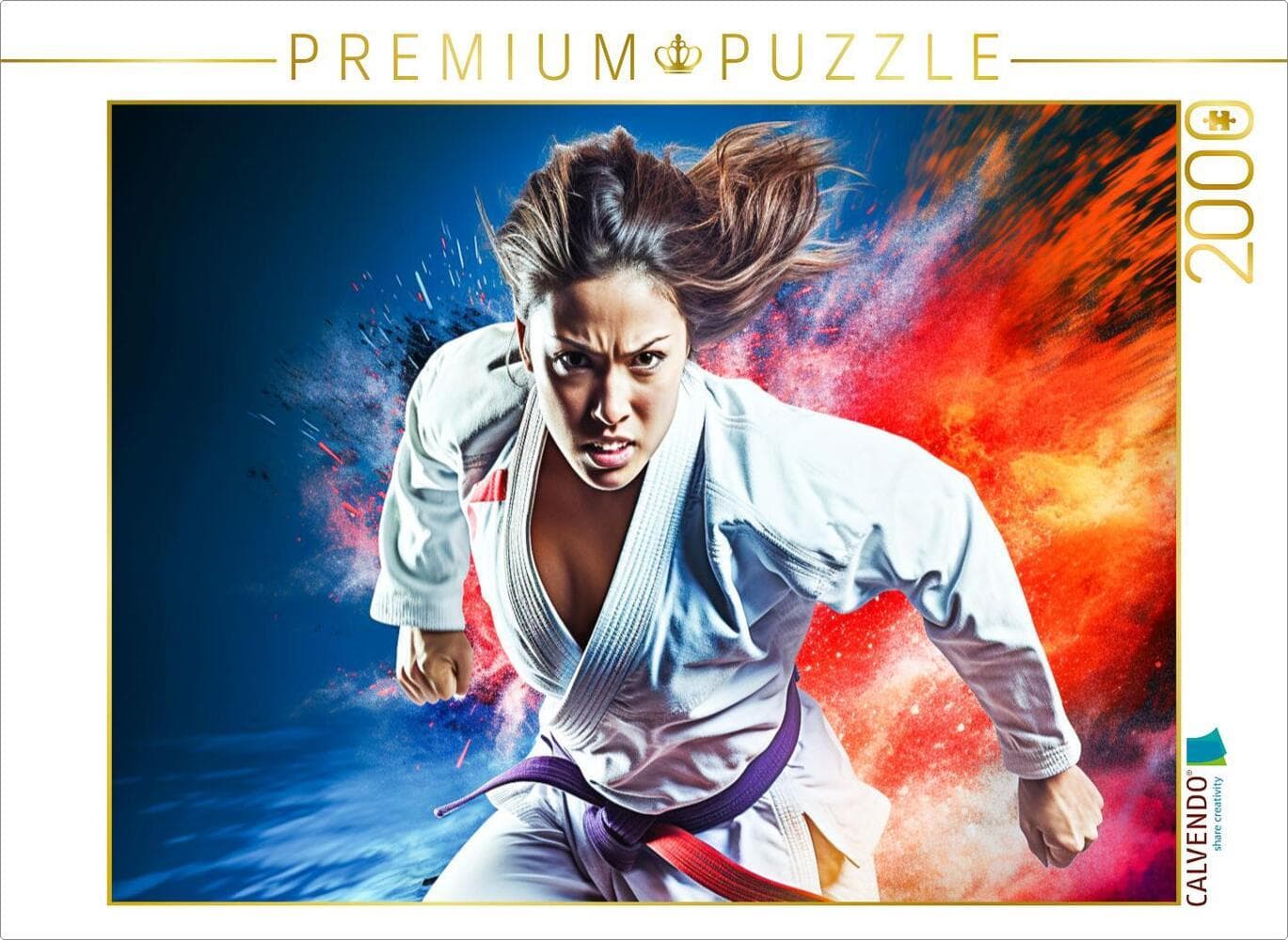 CALVENDO Puzzle Ein Motiv aus dem Kalender Judo und Motivation | 2000 Teile Lege-Größe 90x67cm Foto-