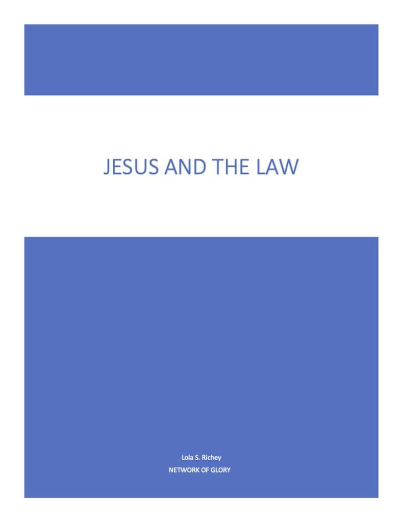 Jesus and the Law