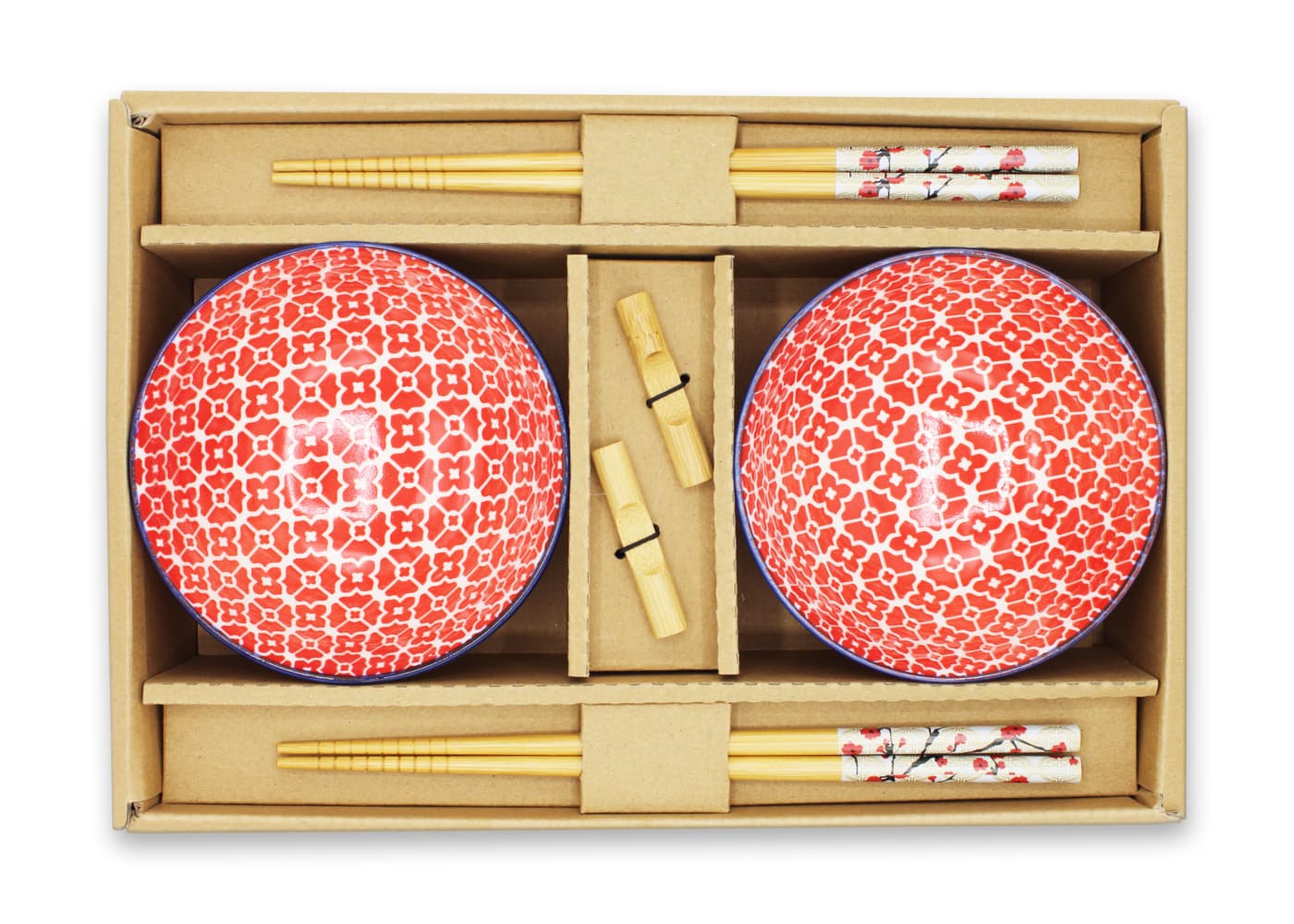 "Rote Blüte" Chinesisches Geschenkset