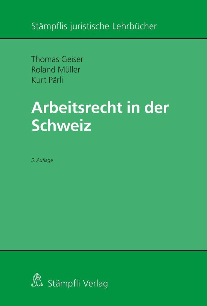 Arbeitsrecht in der Schweiz