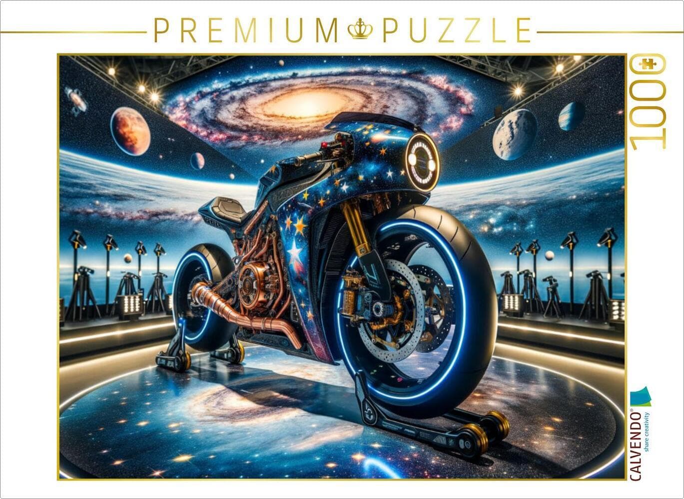 CALVENDO Puzzle Galactic Explorer - Ein Abenteuer im Sternenmeer | 1000 Teile Lege-Größe 64x48cm Fot