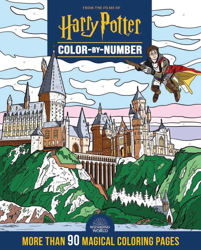 Harry Potter Color-by-Number - Coloring Book for Teens and Adults, Officially Licensed