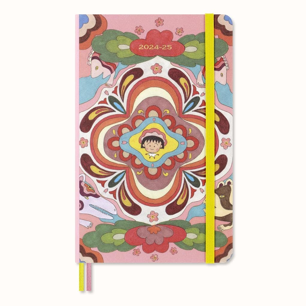 Moleskine Sakura 18 Monate Wochen Notizkalender 2024/2025, L/A5, Fester Einband, ohne Box