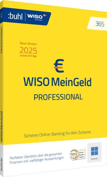 WISO Mein Geld Professional 365, 1 CD-ROM