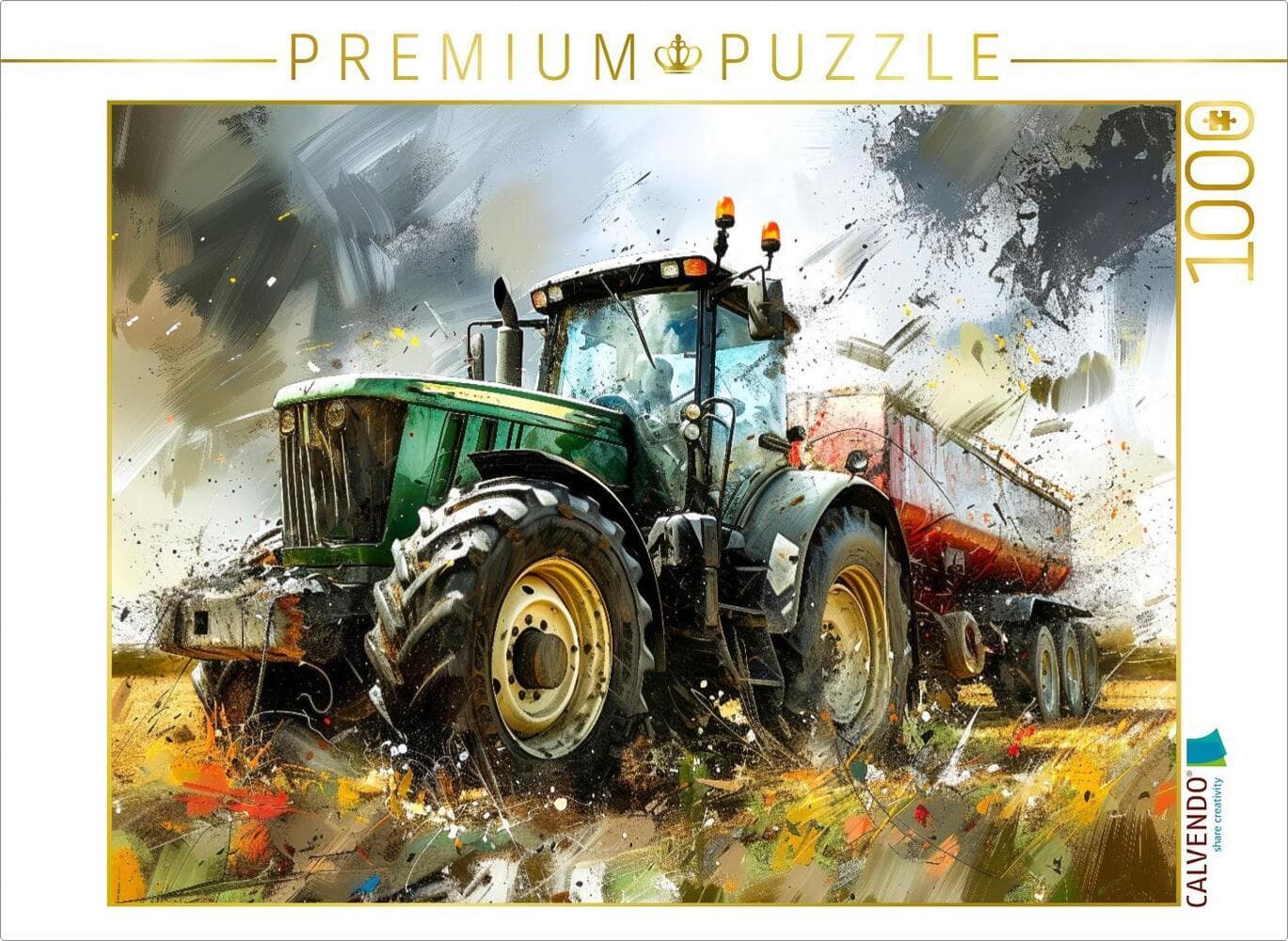 CALVENDO Puzzle Eindrucksvoll in Szene gesetzt | 1000 Teile Lege-Größe 64x48cm Foto-Puzzle für glück