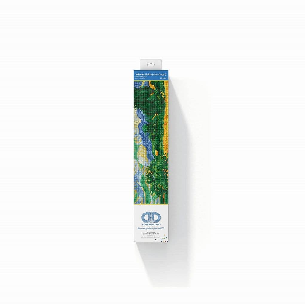 Diamond Dotz - Diamond Painting Weizenfeld mit Zypressen, Van Gogh