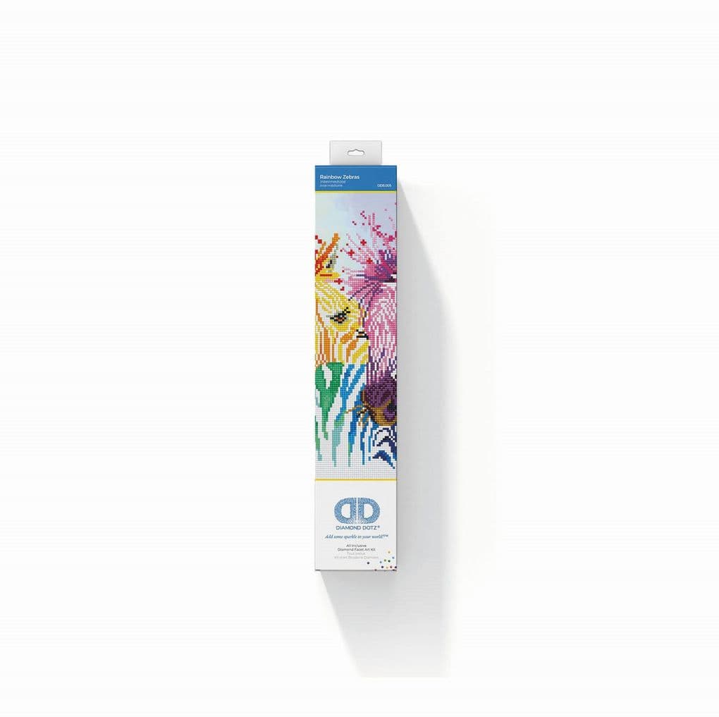 Diamond Dotz - Diamond Painting Regenbogen Zebras