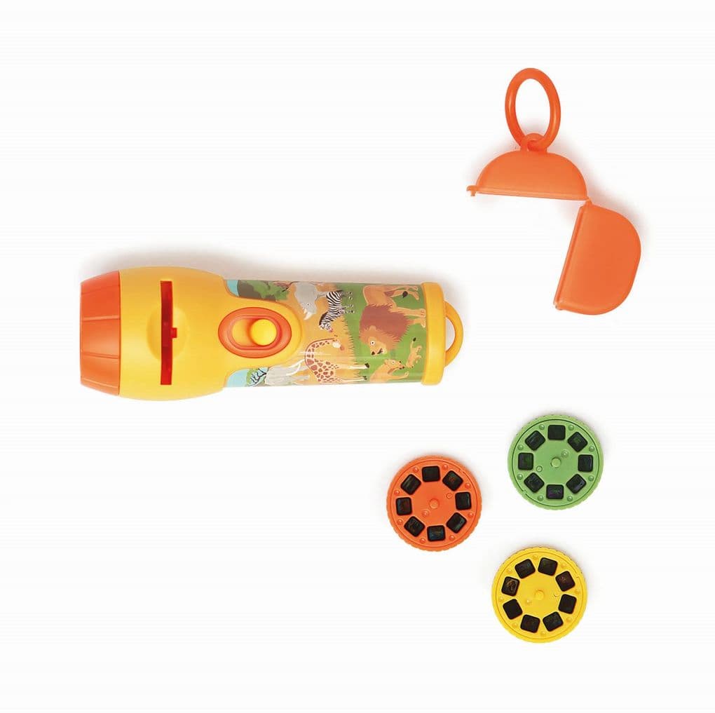 Scratch - Projektor Taschenlampe Wilde Tiere