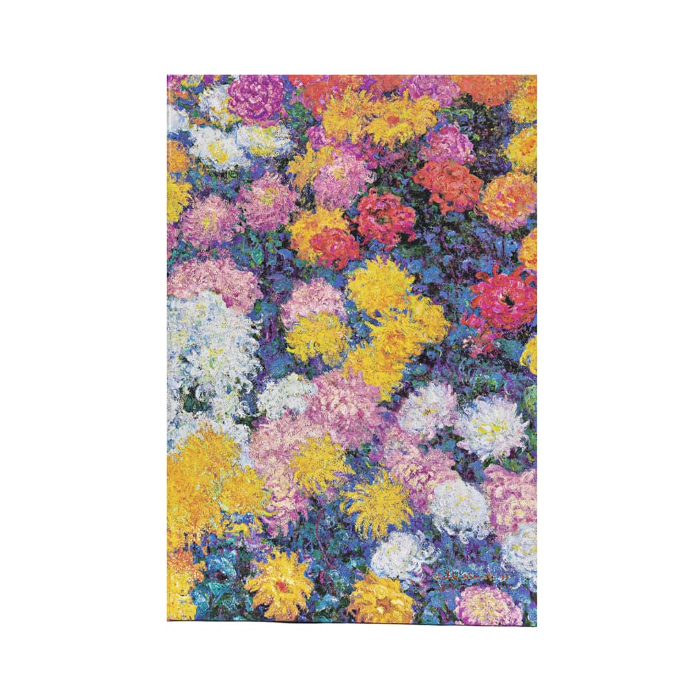 Notizbuch Monets Chrysanthemen Mini Unliniert