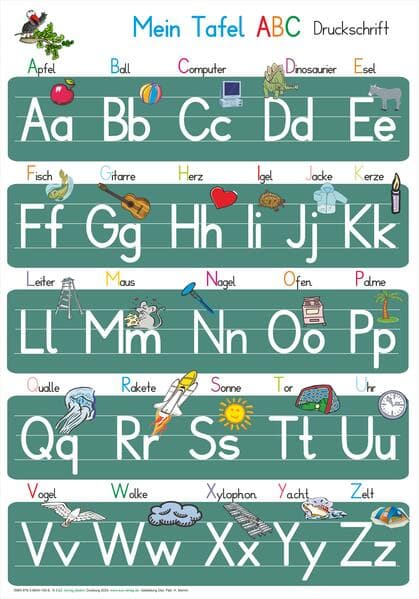 Mein Tafel-ABC in Druckschrift