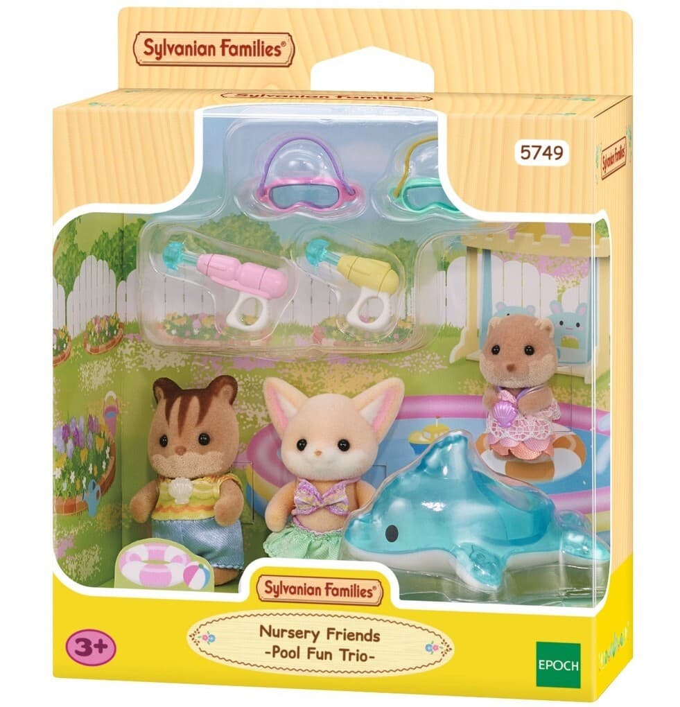 Sylvanian Families - Erlebniskindergarten Freunde Poolspaß
