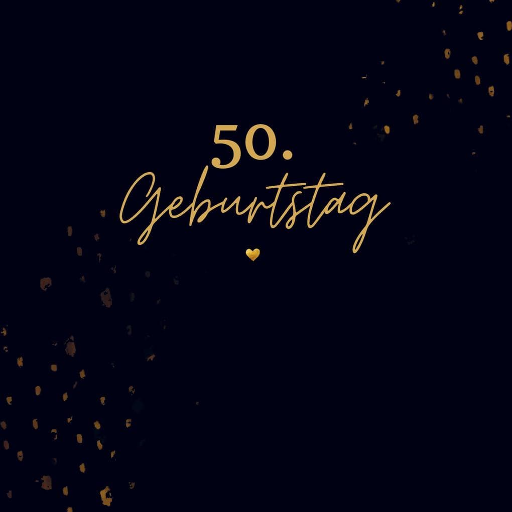 50. Geburtstag- Gästebuch Blanko